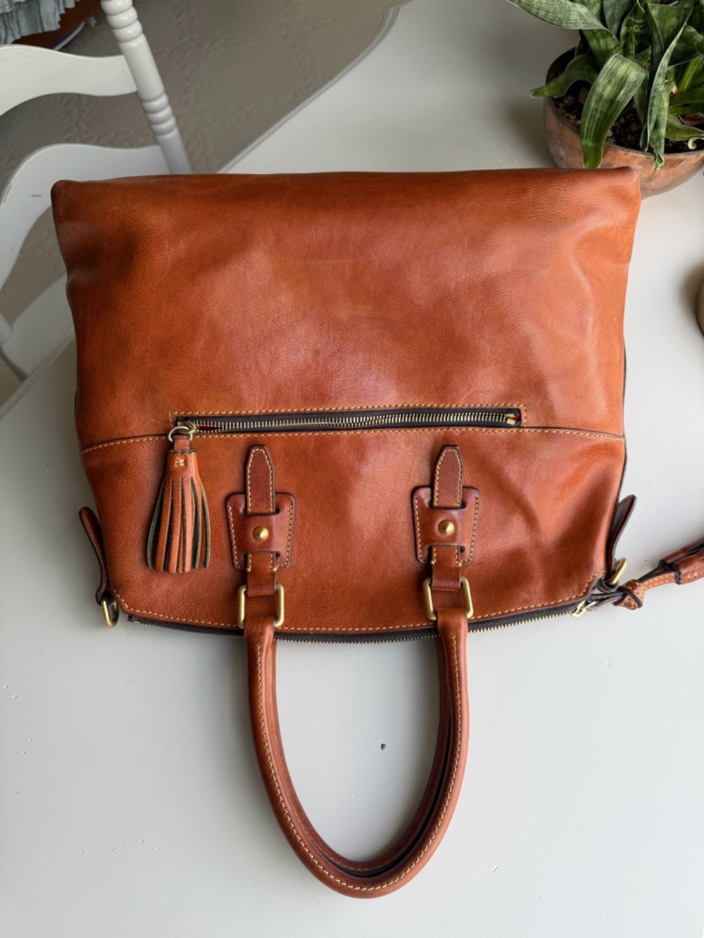 Dooney & Bourke Clayton Florentine satchel - Picture 14 of 15